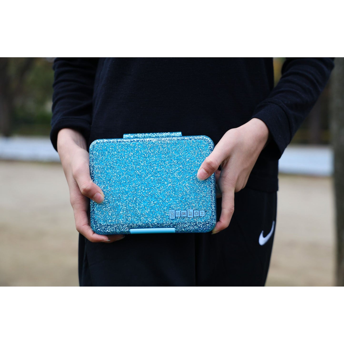 Yumbox Snack 3 Compartimentos – Glitter Blue