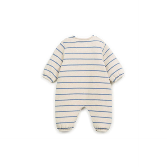 Pelele de Punto Rayas Azules | Play Up