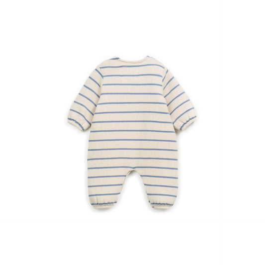 Pelele de Punto Rayas Azules | Play Up