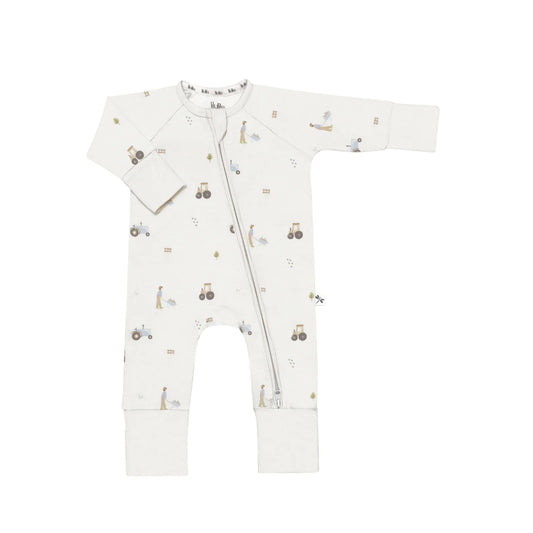 Pijama de Bambú con Cremallera Farm Day – LiluLila