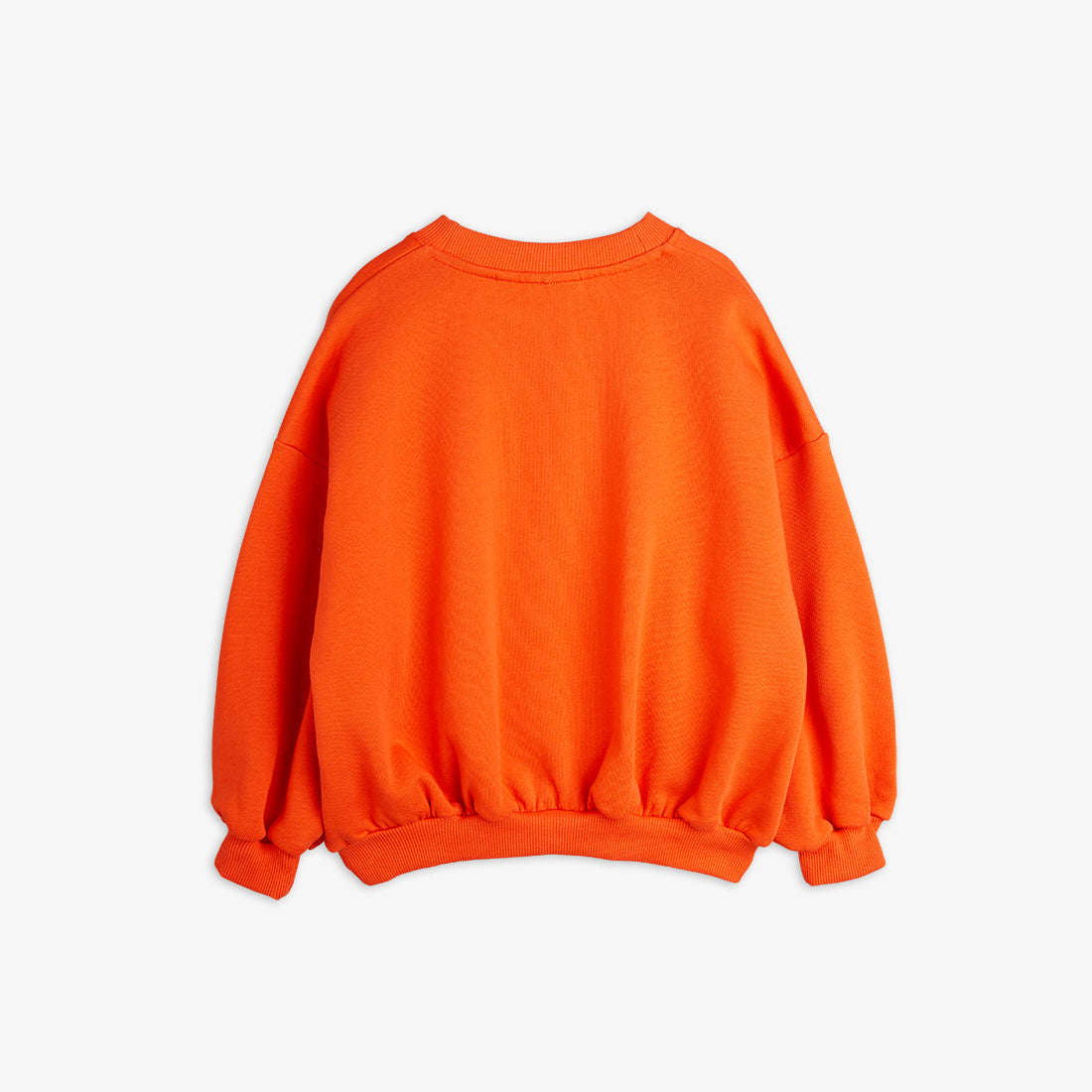 Sudadera con Bordado de Nota Musical – Rojo Naranja | Mini Rodini