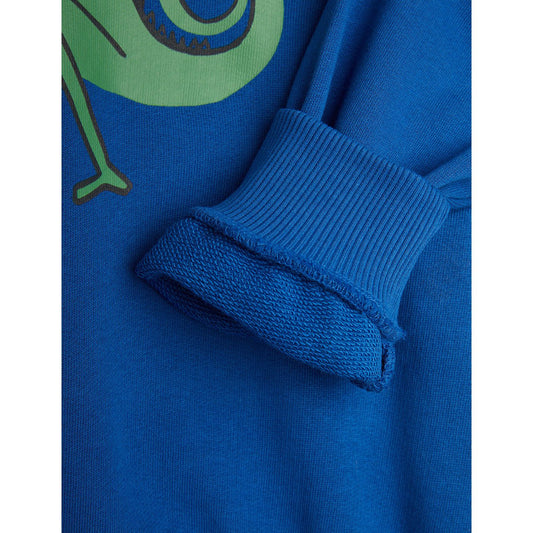Sudadera con Estampado de Camaleón – Azul | Mini Rodini