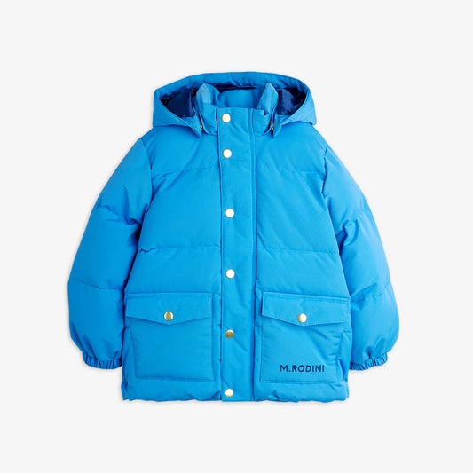 Chaqueta Acolchada “Solid Heavy Puffer Jacket” – Azul | Mini Rodi