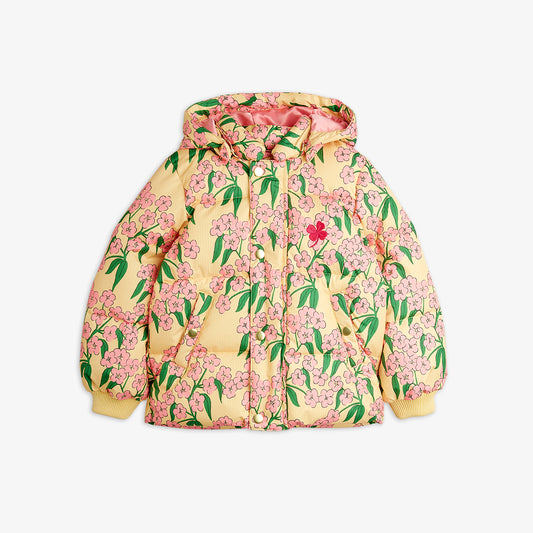 Abrigo Acolchado Flores Rosadas - Mini Rodini