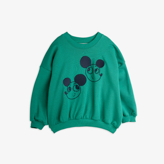 Sudadera Ratones Verdes – Mini Rodini