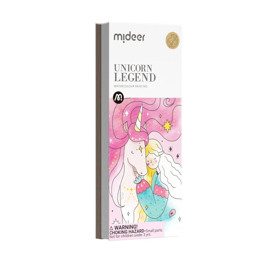 Libro Acuarela de Viaje ¨Unicornio¨Mideer