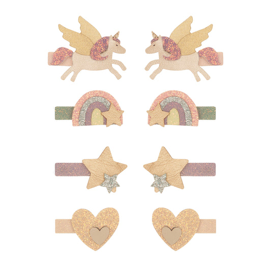 Mini Clips "Unicornios Voladores" – Mimi & Lula