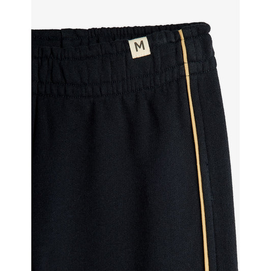 Pantalón Deportivo Negro con Vivos Mostaza - Mini Rodini