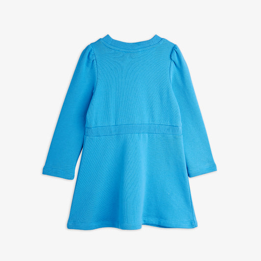 Vestido Azul con Perro Salchicha – Mini Rodini