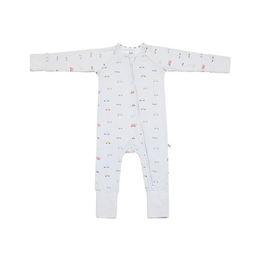 Pijama con Cremallera de Bambú – Little Ride | Lilulila