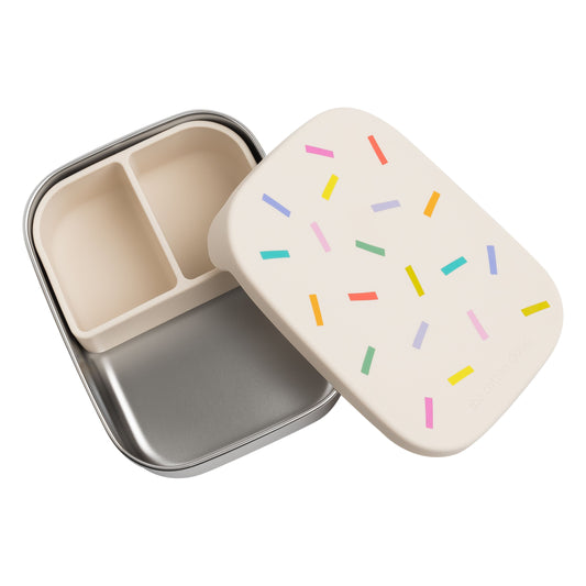 Fiambrera “Confetti” de Acero Inoxidable y Silicona – The Cotton Cloud