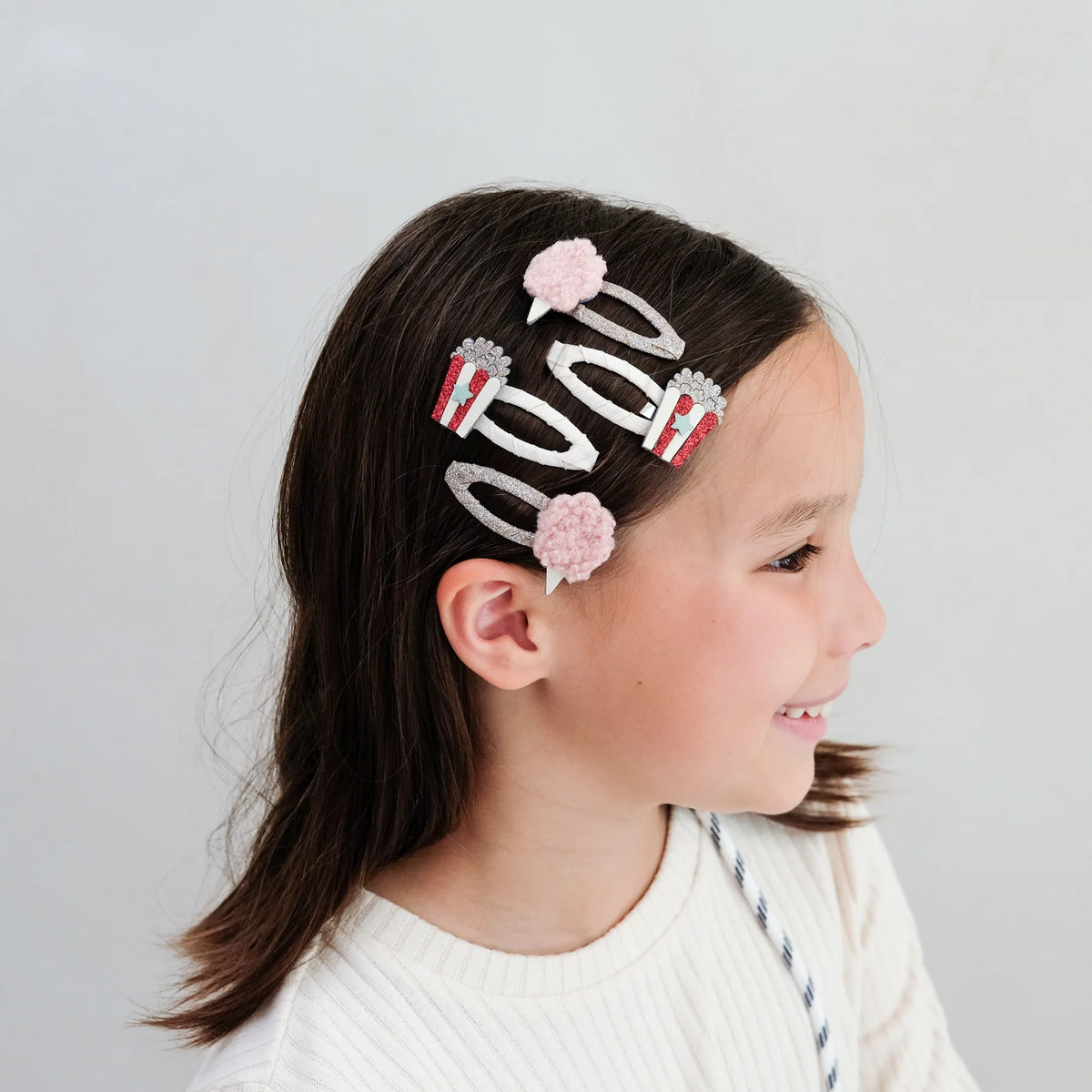 Pack 4 Pinzas “Popcorn & Candyfloss” – Mimi & Lula
