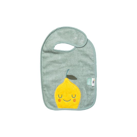 Babero de algodón orgánico “Lemontastic” – The Cotton Cloud