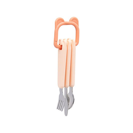 Set de Cubiertos de Silicona y Acero Inoxidable – The Cotton Cloud