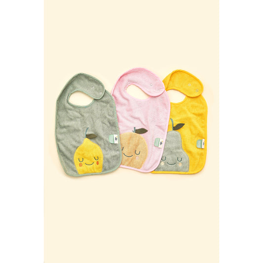 Babero de algodón orgánico “Lemontastic” – The Cotton Cloud