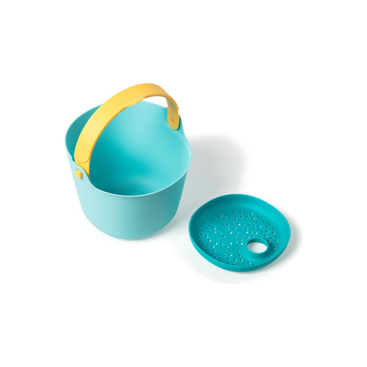 Quut Bucki – Bucket & Sand Sifter “Lagoon‐Banana Blue”