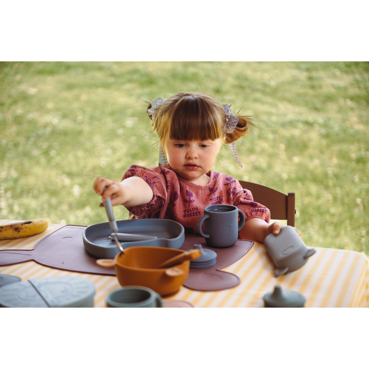 Set de Cubiertos Infantil con Funda de Silicona – The Cotton Cloud