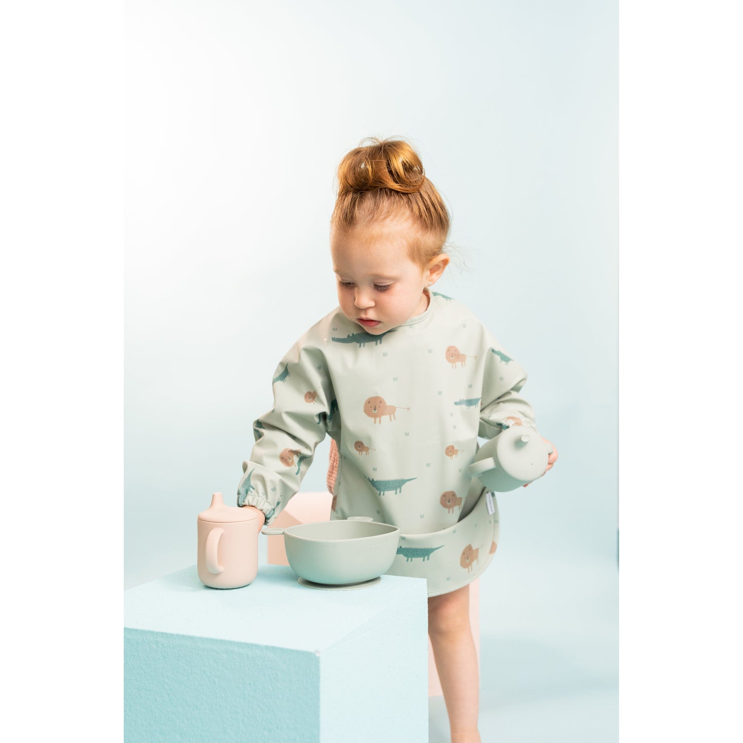 Babero de Manga Larga “Meow” – The Cotton Cloud