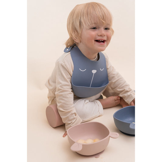 Pack de 2 Baberos de Silicona “Lili Iceberg” – The Cotton Cloud