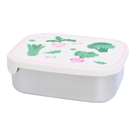 Fiambrera “Veggie Pals” de Acero Inoxidable y Silicona – The Cotton Cloud