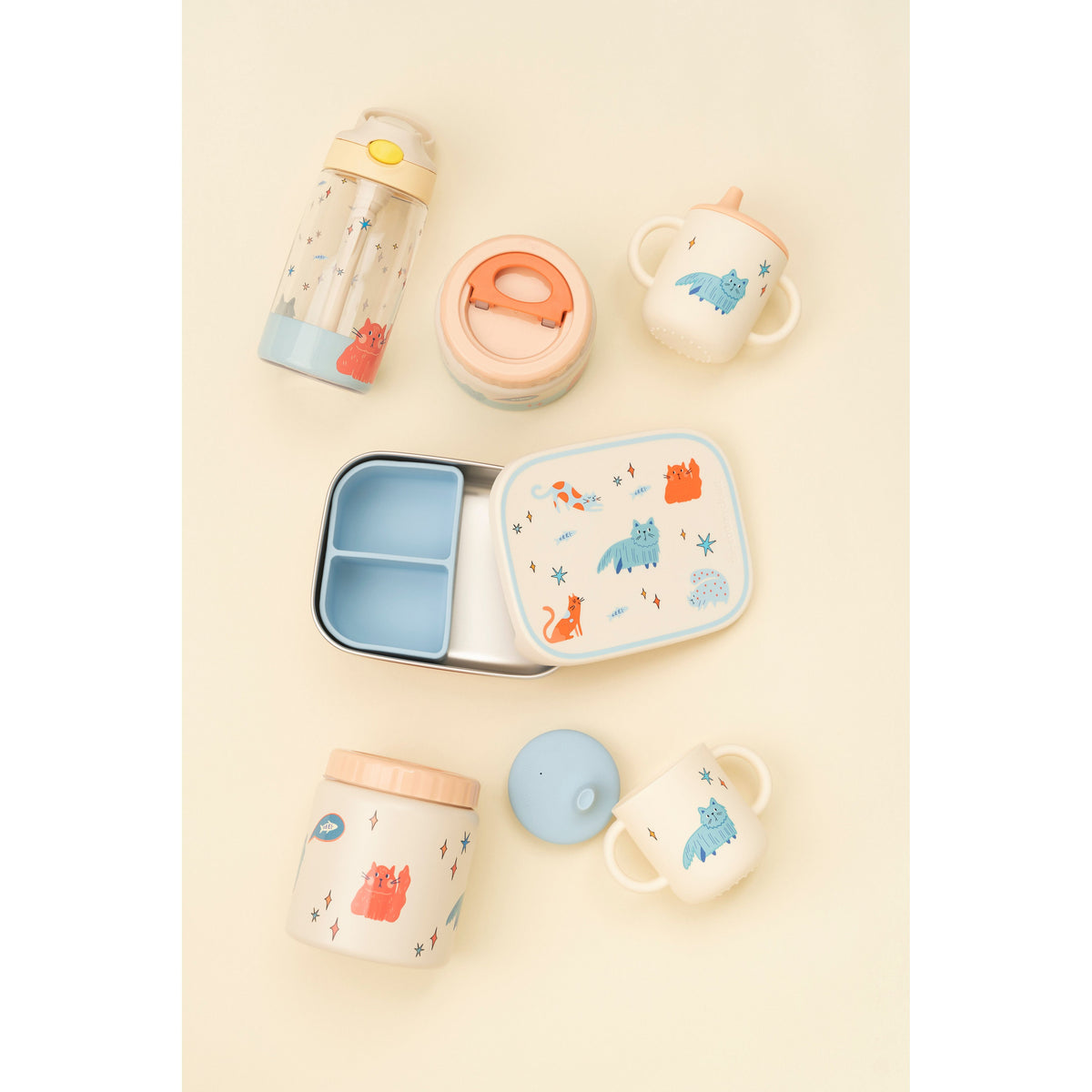 Fiambrera “Gatos” – The Cotton Cloud