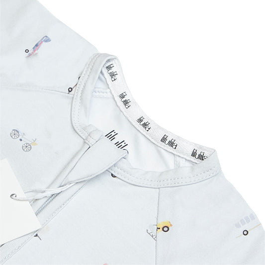 Pijama Corto Zippy Romper de Verano de Bambú – Little Ride | Lilulila