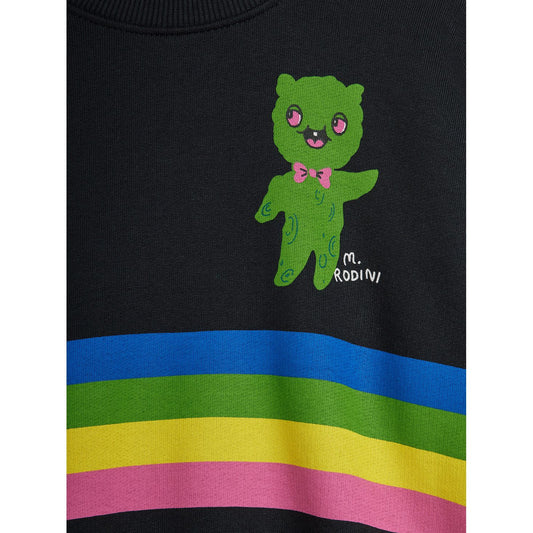 Sudadera “Alien Rainbow” negra – Mini Rodini