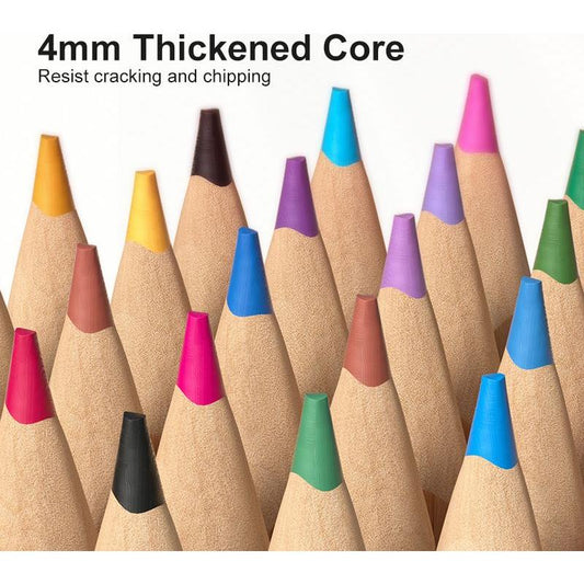 Lápices de Colores Elementales Mideer – Set de 36 (Forma Triangular)