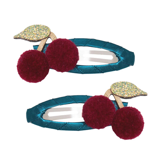Pack 2 Pinzas Pom Pom Cherries – Mimi & Lula