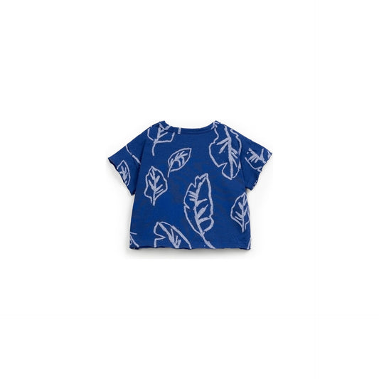 Camiseta de Bebé con Estampado de Hojas – Mezcla de Algodón Orgánico y Reciclado – Play Up