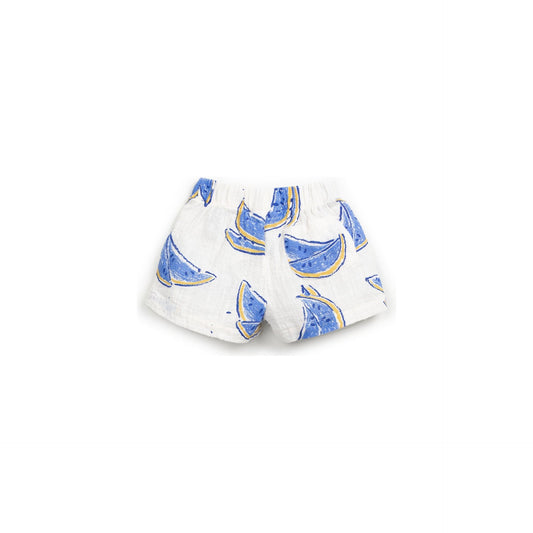 Pantalón Corto de Bebé con Estampado de Sandías – Algodón Orgánico – Certificado OEKO-TEX® – Play Up