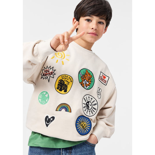 Sudadera Mar Patch Party – MOLO