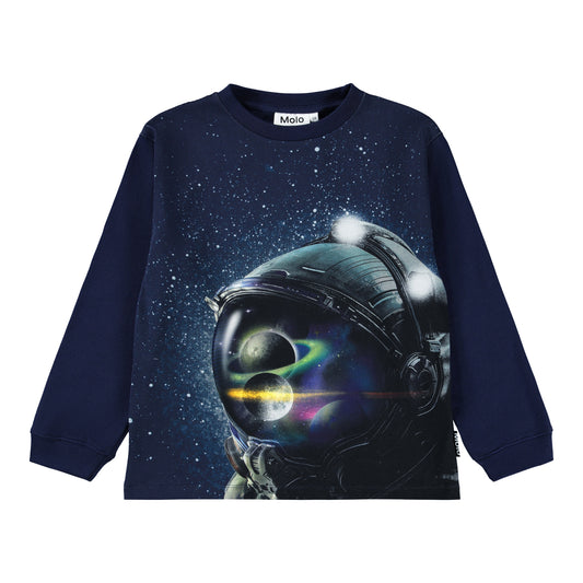 Camiseta Espacial Azul con Astronauta - MOLO