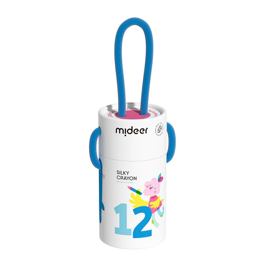 Crayones Sedosos Mideer – Estuche de 12 unidades