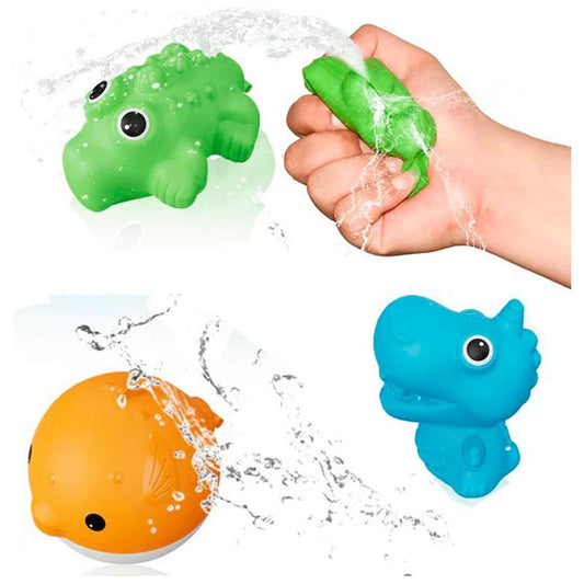 Set de Juguetes de Baño – 3 Animales + Bolsa de Malla | Soppycid