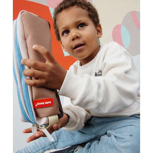 Estuche “Mini Walnut” de Hello Hossy ( 2 cremalleras )