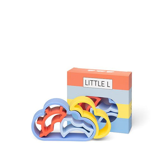 Set Mordedores Nubes y Sol Azul & Coral – Little L