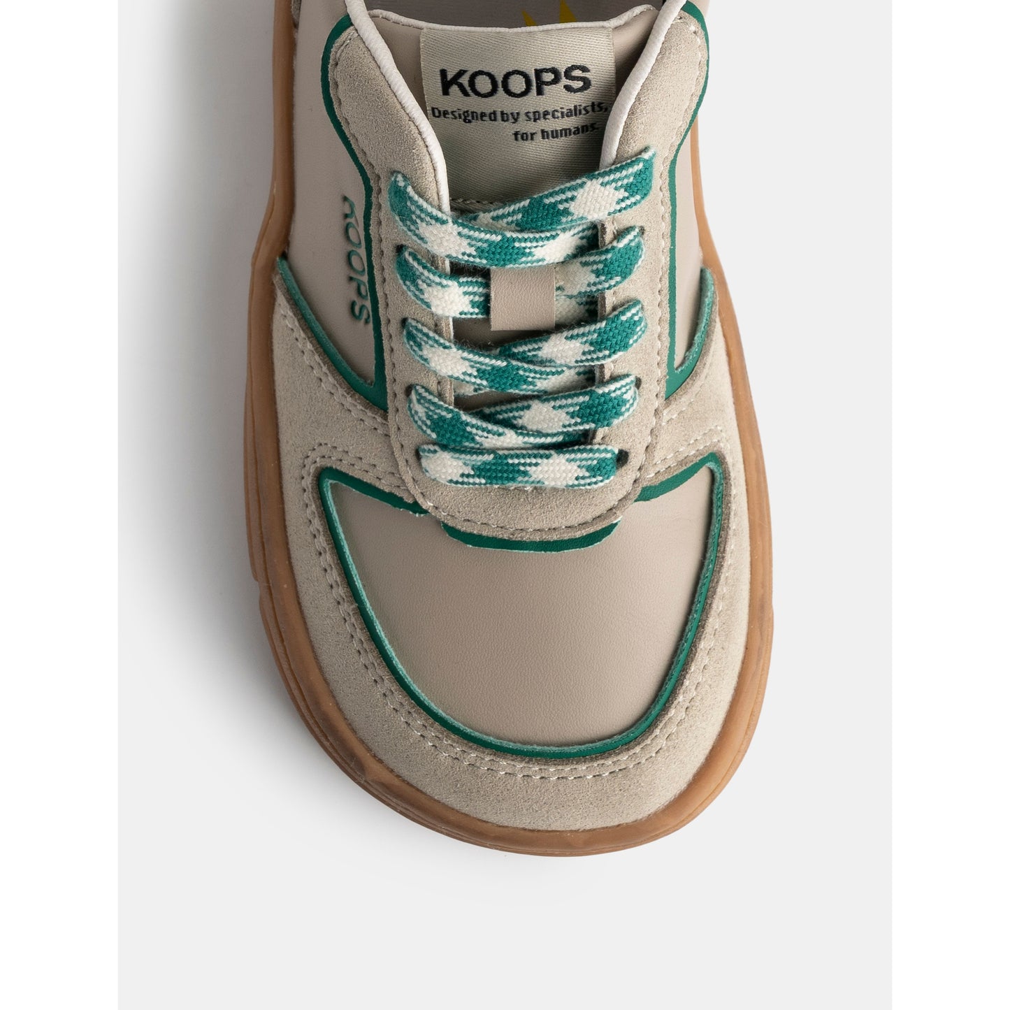Zapatillas “Adri” – Beige & Verde Esmeralda - KOOPS