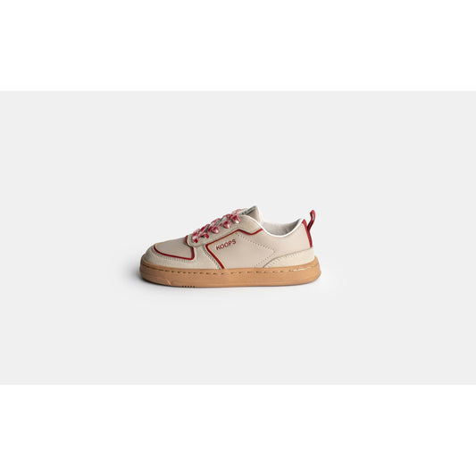 Zapatillas “Adri” – Beige & Rojo Intenso - KOOPS