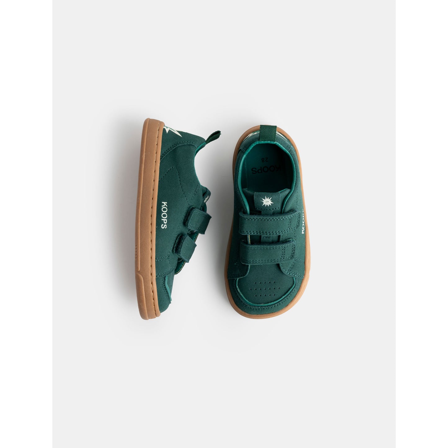 Zapatillas “Rafi Verde” – Velcro Verde Selva - KOOPS