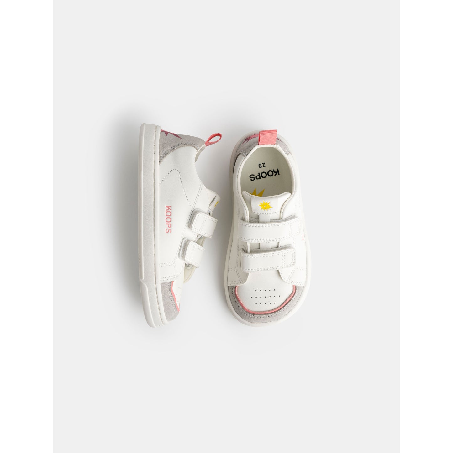 Zapatillas Rafi Blanco y Rosa - KOOPS
