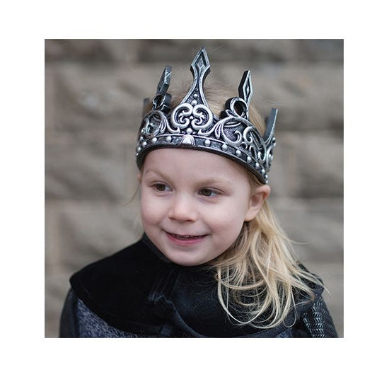 Corona medieval plateada – Great Pretenders