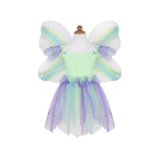 Disfraz de Hada Multicolor con Varita | Great Pretenders