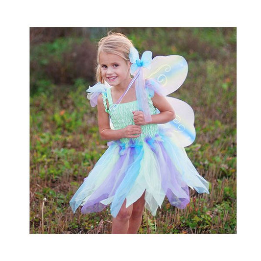 Disfraz de Hada Multicolor con Varita | Great Pretenders