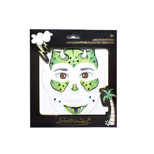 Stickers Faciales de Dinosaurio – Great Pretenders