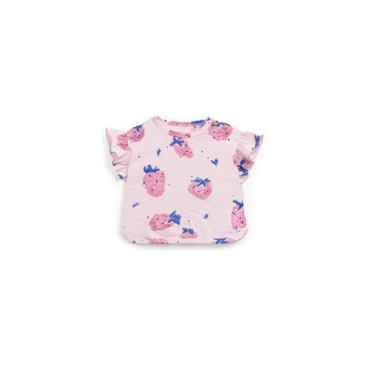 Camiseta de Bebé con Estampado de Fresas – 100% Algodón Orgánico Certificado GOTS – Play Up