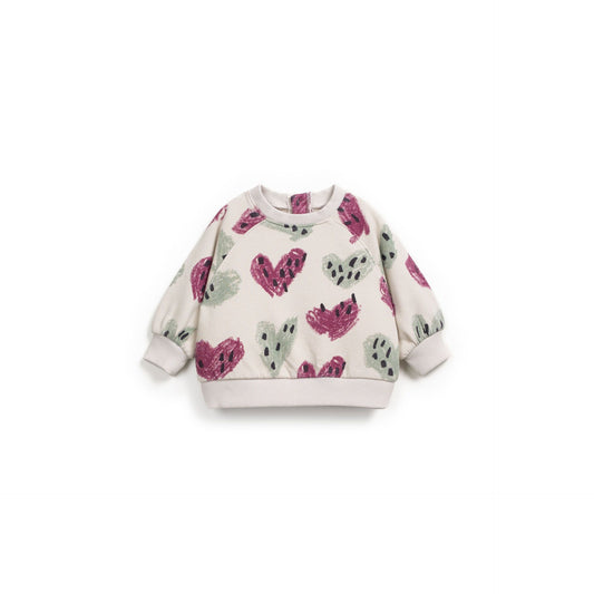 Sudadera Estampado Corazones | Play Up