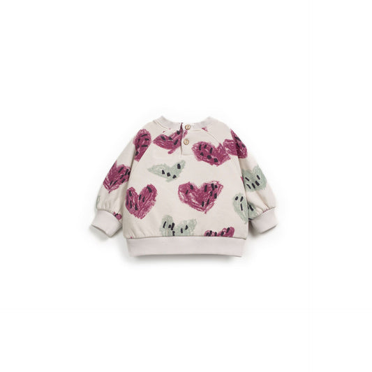 Sudadera Estampado Corazones | Play Up