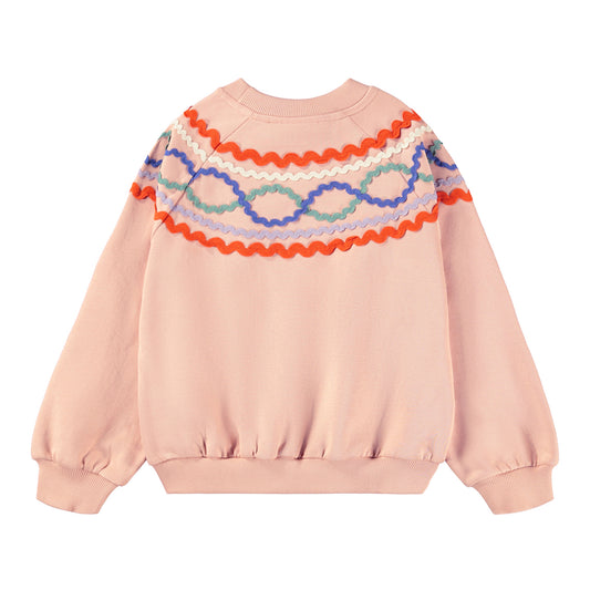 Sudadera Aplique Ondas Multicolor – MOLO