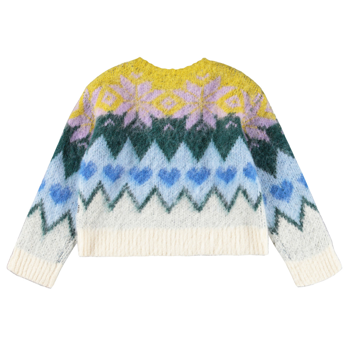 Jersey Multicolor con Corazones y Copos - MOLO